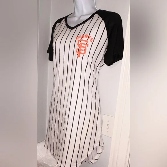 Concept Sports Genuine Merchandise Striped MLB San Francisco Giants Dress NEW! - Picture 2 of 4